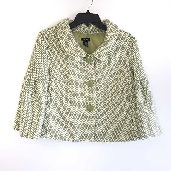 Bob Mackie Jackets & Blazers - Vintage Olive Green Peacoat